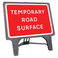 Temporary Road Surface Q Sign